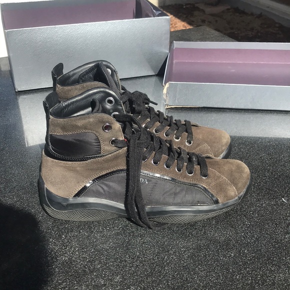 Prada men’s shoes size 8 us new worn once - Picture 1 of 4